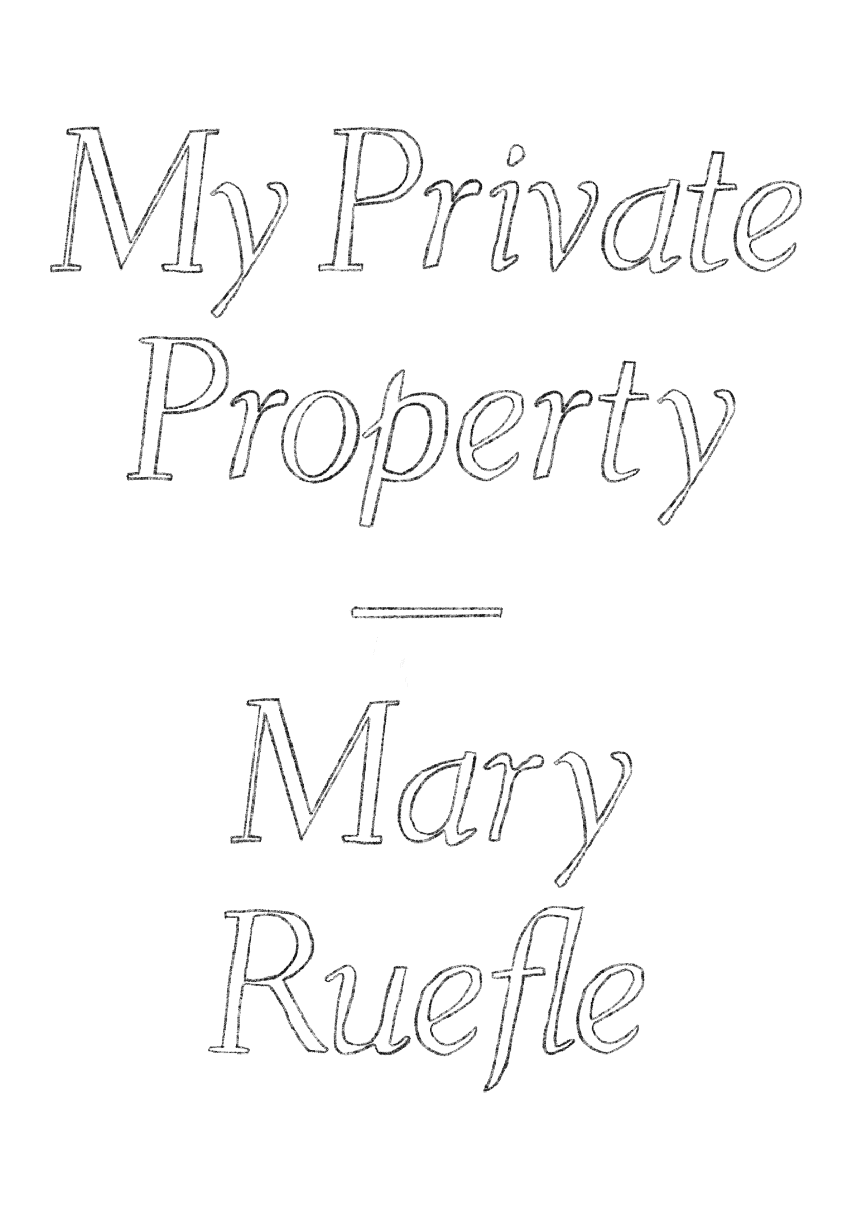 My Private Property cover image